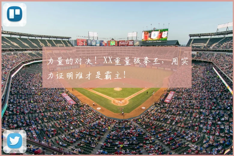 力量的对决!XX重量级拳王,用实力证明谁才是霸主!